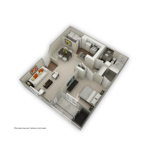 Orem, Utah Canyon View Apartments Spruce Tree Floor Plan